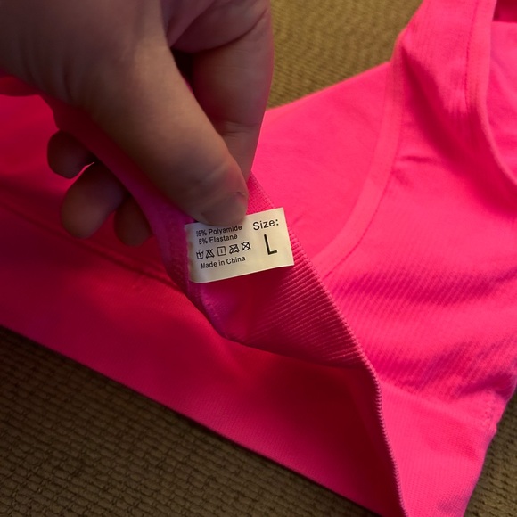 Shein Pink Wireless Bra - Picture 6 of 6